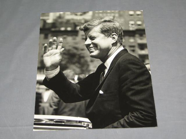 Vintage Original 1960s JFK John F Kennedy Photo NYC NR!
