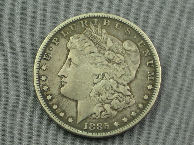 3 Liberty Head Morgan Silver Dollar Lot 1878 S 1885 NR! 3