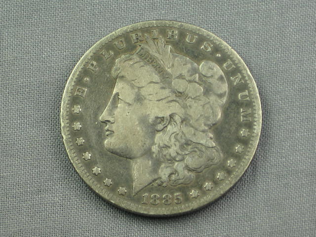 3 Liberty Head Morgan Silver Dollar Lot 1878 S 1885 NR! 5