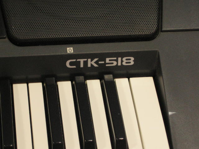 Casio Electronic Midi Keyboard CTK-518 W/ Music Stand 3