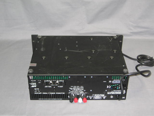 BGW Millennium Series 3 III Audio Power Amplifier Amp 6