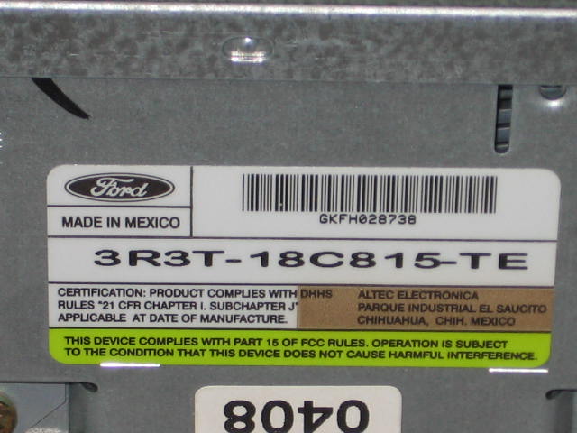2003-04 Mustang Cobra OEM 6-Disc Stereo CD Player NR! 3
