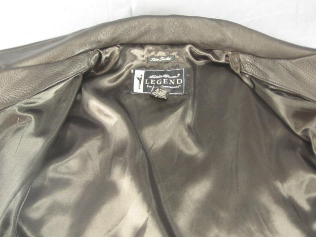 Womens Eddie Bauer Legend Stine Leather Jacket Coat XL 2