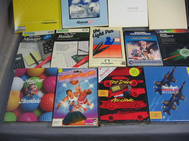 24 Commodore 64/128 Computer Game Software Program Lot 1