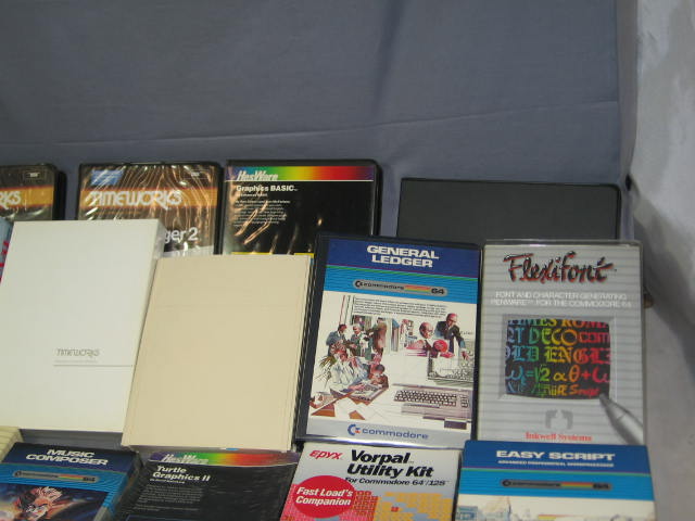 24 Commodore 64/128 Computer Game Software Program Lot 4