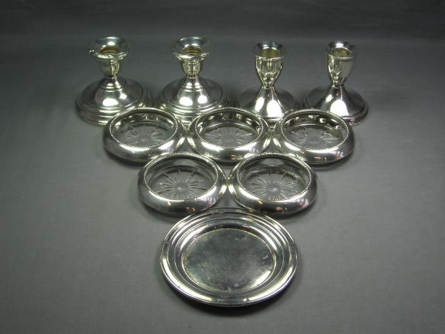 Sterling Silver Lot Gorham Whiting Watrous Candleholder