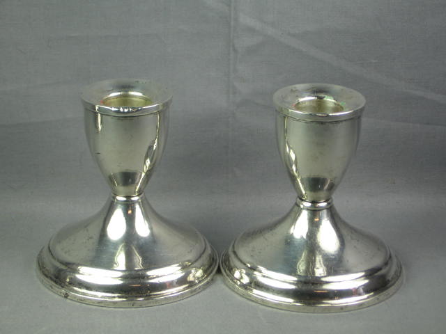 Sterling Silver Lot Gorham Whiting Watrous Candleholder 7