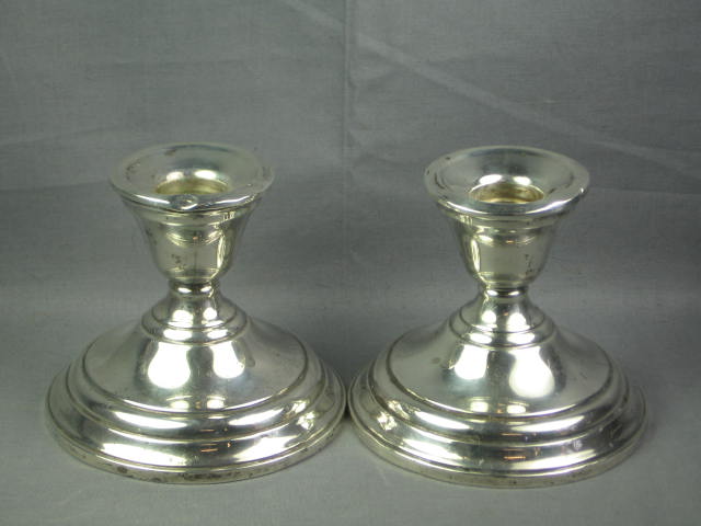 Sterling Silver Lot Gorham Whiting Watrous Candleholder 11