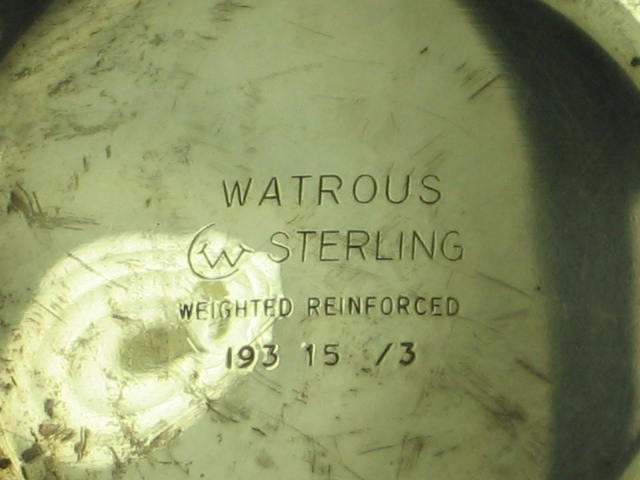 Sterling Silver Lot Gorham Whiting Watrous Candleholder 14