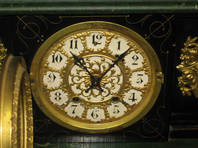 Waterbury New Acme Queen Mantle Mantel Shelf Clock 1891 2
