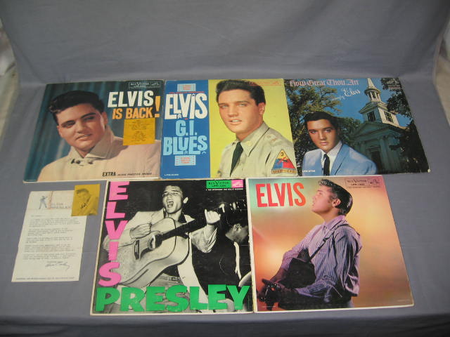 5 Elvis Presley 33 Lot LPM 1254 1382 2231 2256 3758+ NR
