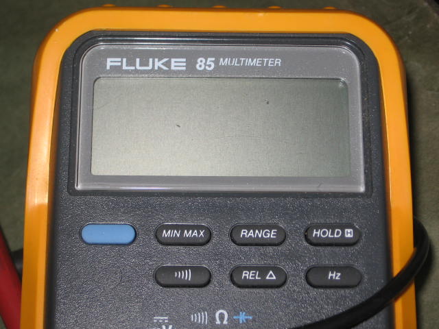 Fluke 85 Digital Automotive Multimeter W/ Leads Probes 2