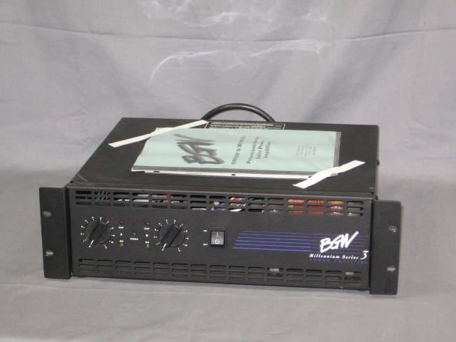 BGW Millennium Series 3 III Audio Power Amplifier Amp