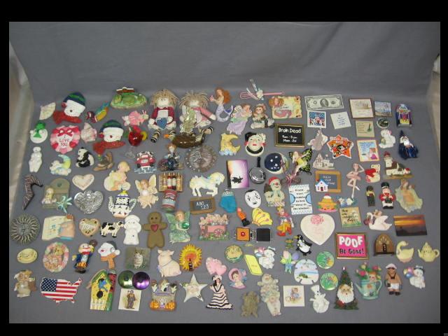 HUGE 400+/- Rare Vtg Fridge Magnet Collection Lot NR!!! 16