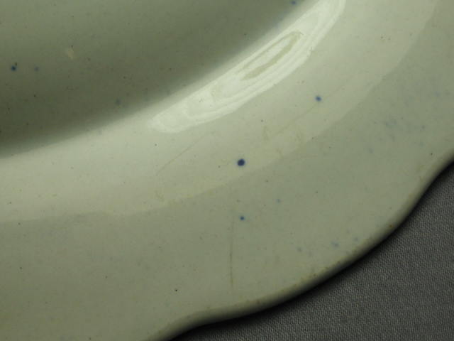 Dark Blue Historical Staffordshire Plate Bowl Clews NR! 6