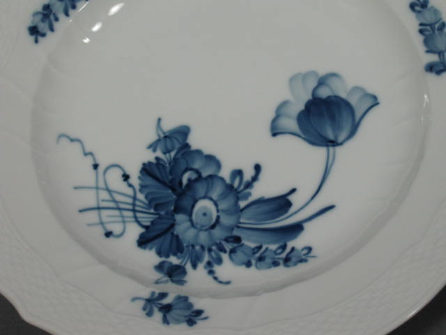 4 Royal Copenhagen Blue Flower Braided Dinner Plate 10" 1