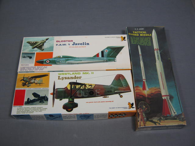 12 Hawk Model Airplane Kit Lot Supermarine Gee Bee Dart 5