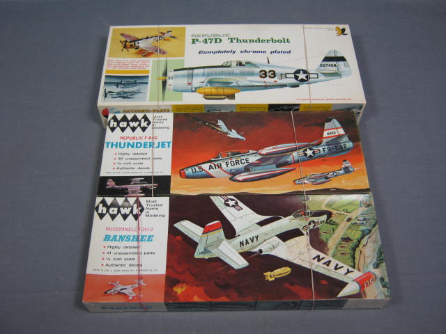 12 Hawk Model Airplane Kit Lot Supermarine Gee Bee Dart 7