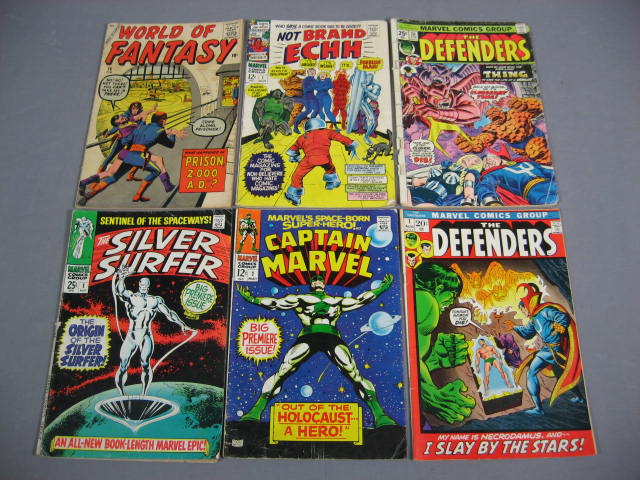 1968 Silver Surfer #1 Defenders Captain Marvel + Lot NR 1
