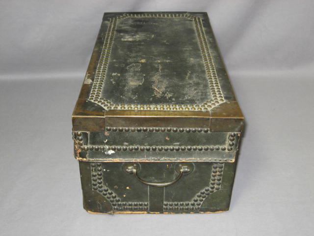 Antique 1700s Clement Clark Moore Wood Box + Sterling 11