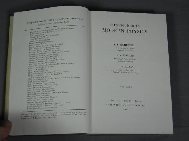 6 Vtg Modern Physics Electromagnetism Book Lot 1st Ed 11