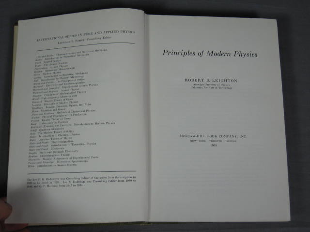 6 Vtg Modern Physics Electromagnetism Book Lot 1st Ed 14
