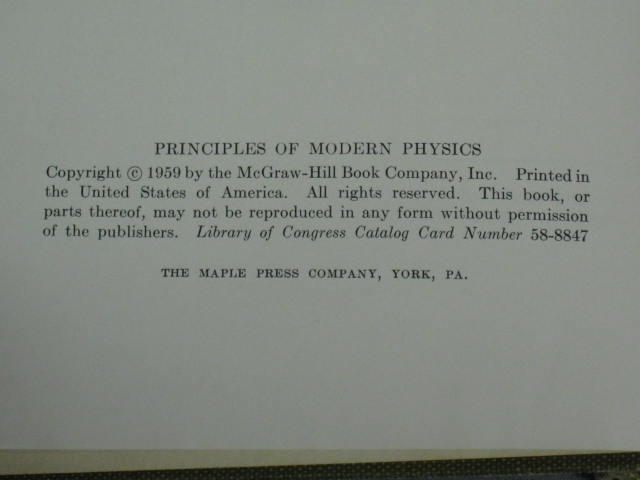 6 Vtg Modern Physics Electromagnetism Book Lot 1st Ed 15