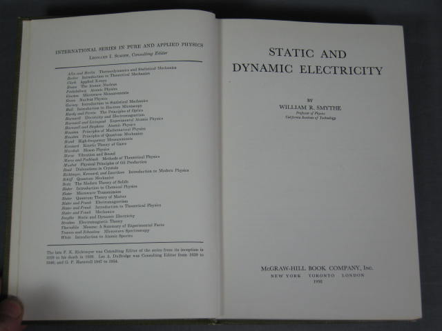 6 Vtg Modern Physics Electromagnetism Book Lot 1st Ed 20