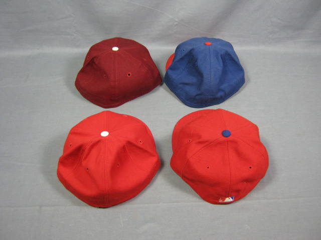 4 Vtg Philadelphia Phillies Baseball Hat Caps New Era + 1