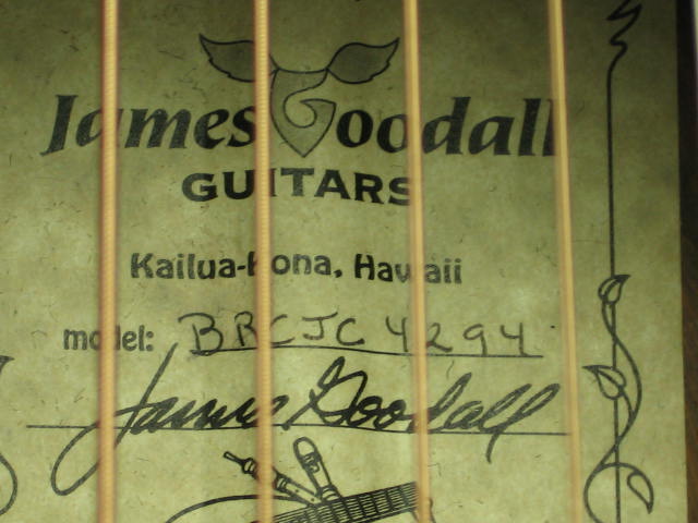 Goodall Brazilian Rosewood Concert Jumbo Cutaway Guitar 4