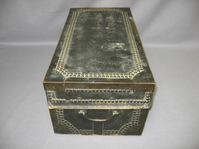 Antique 1700s Clement Clark Moore Wood Box + Sterling 13