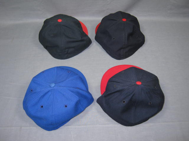 4 Vtg Boston Milwaukee Atlanta Braves Baseball Hat Caps 1