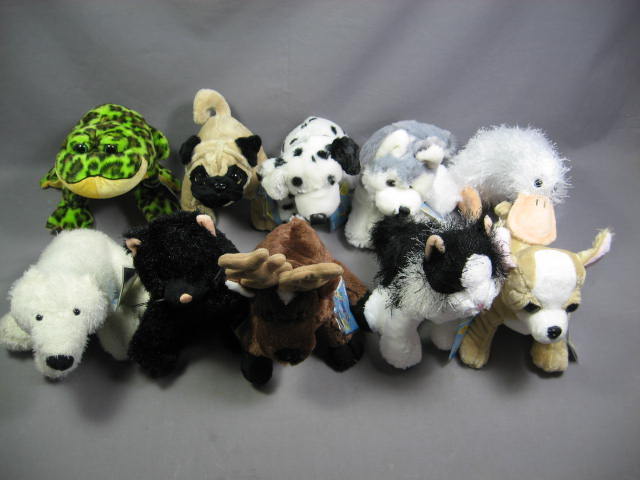 10 NEW Webkinz Stuffed Animal Virtual World Toys Lot NR