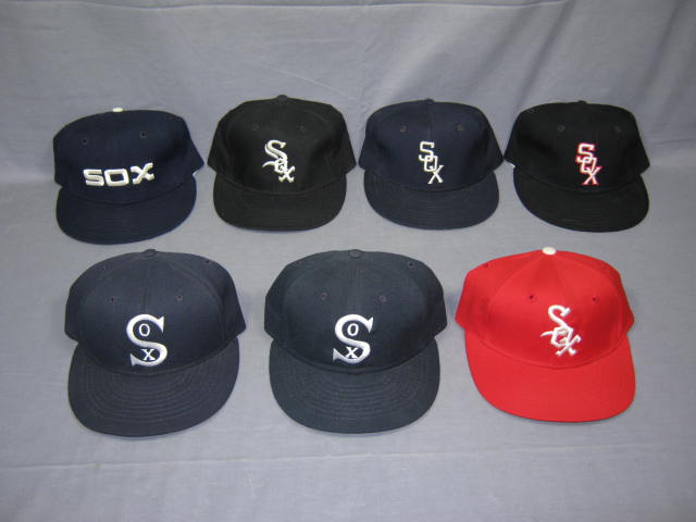 7 Chicago White Sox Baseball Hat Caps Lot Vtg New Era +