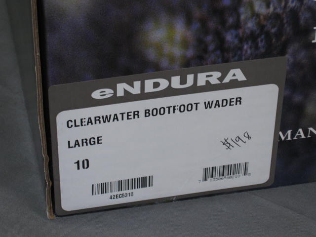 NEW Orvis Clearwater Endura Bootfoot Wader Large 10 NR! 3
