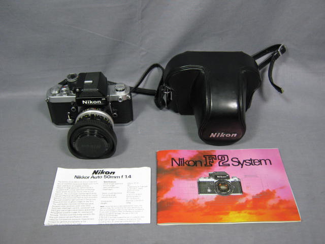 Nikon F-2 F2 Photomic SLR Camera DP-1 Finder 50mm Lens+