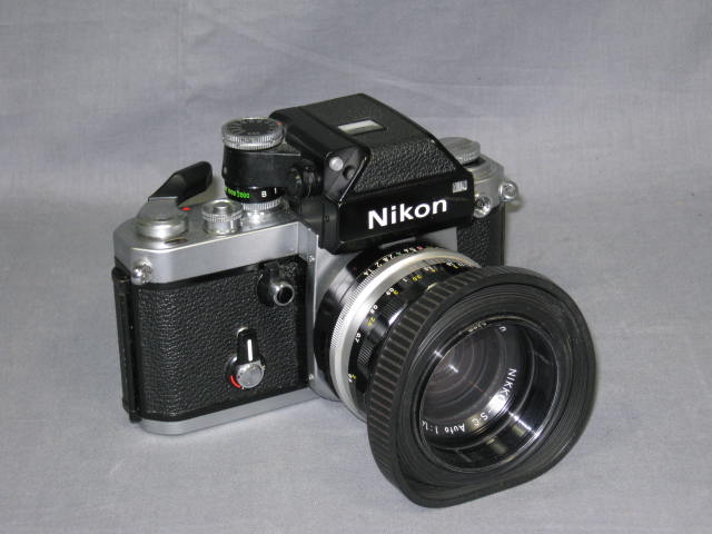 Nikon F-2 F2 Photomic SLR Camera DP-1 Finder 50mm Lens+ 1