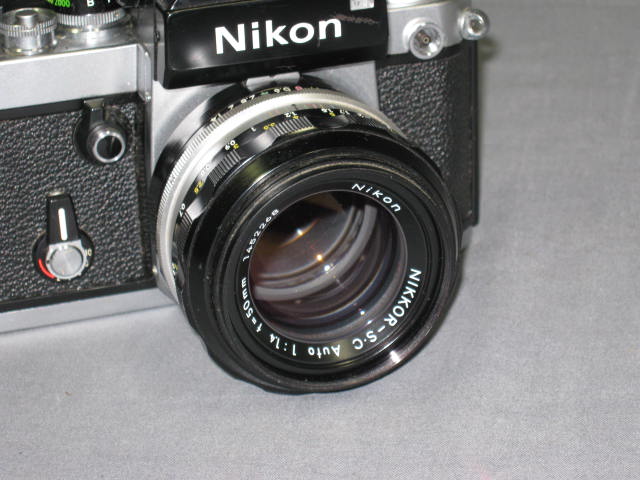Nikon F-2 F2 Photomic SLR Camera DP-1 Finder 50mm Lens+ 3