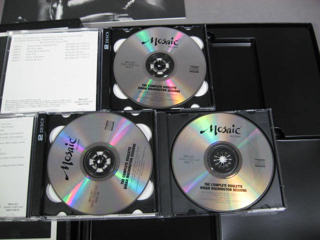 Mosaic Complete Roulette Dinah Washington Sessions CDs 3