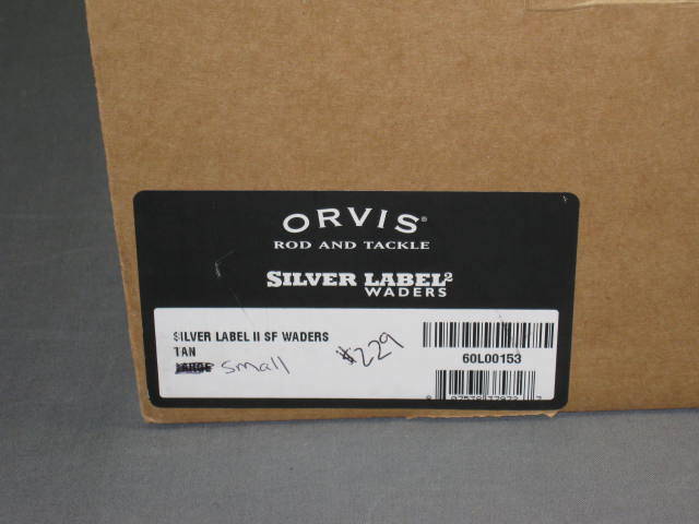 NEW Orvis Silver Label 2 II Stockingfoot Waders Tan Sm 3