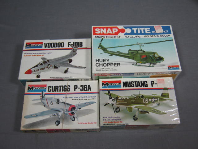 13 Monogram Model Airplanes Plane Kit Collection Lot NR 2