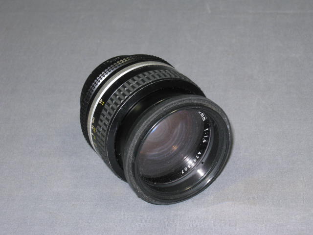 Nikon Nikkor 50mm 1.4 35mm SLR Film Camera Lens W/ Caps 1
