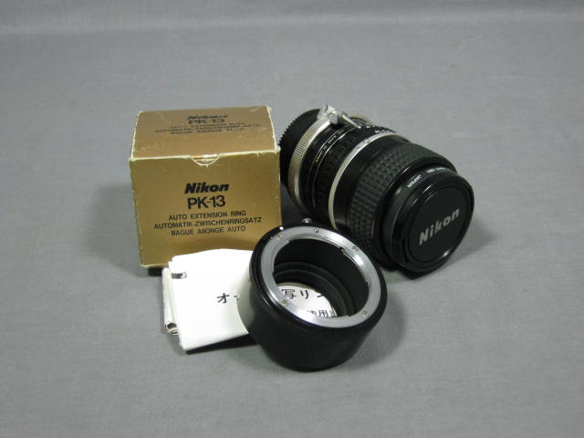 Nikon E Series 100mm f/2.8 Lens PK-13 Extension Ring NR