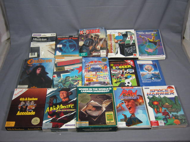 Vtg Commodore 64/128 Computer Game Software Program Lot 1