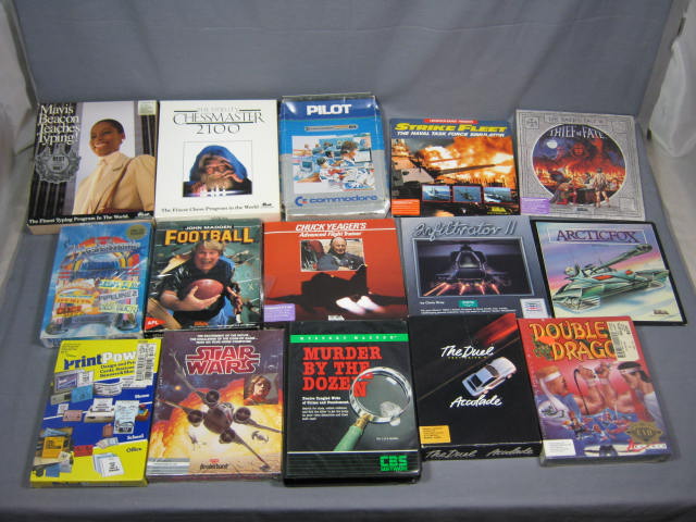 Vtg Commodore 64/128 Computer Game Software Program Lot 2