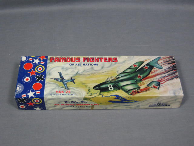 Aurora Famous Fighters Series Yak 25 Model Airplane Kit