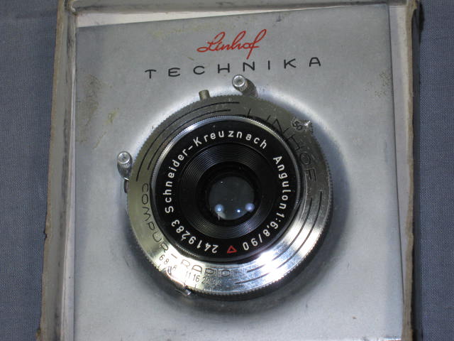 1946 Linhof Technika 3 III 4x5 Camera 90mm 135mm Lens + 11