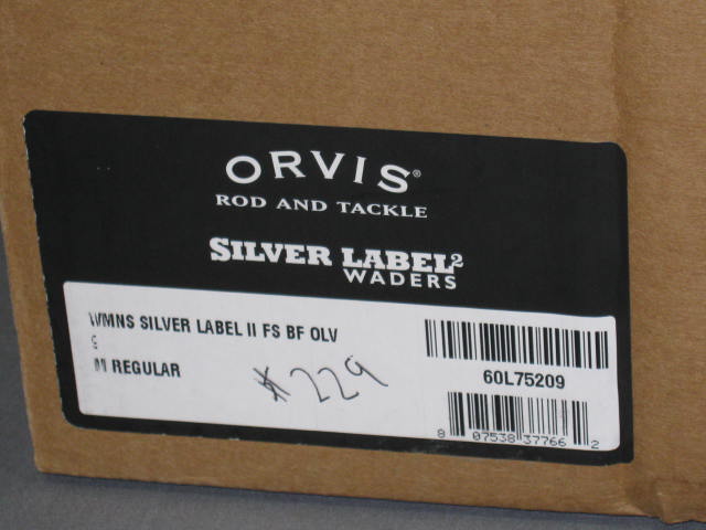 NEW Orvis Silver Label II FS BF Waders Olive Womens 9 M 4