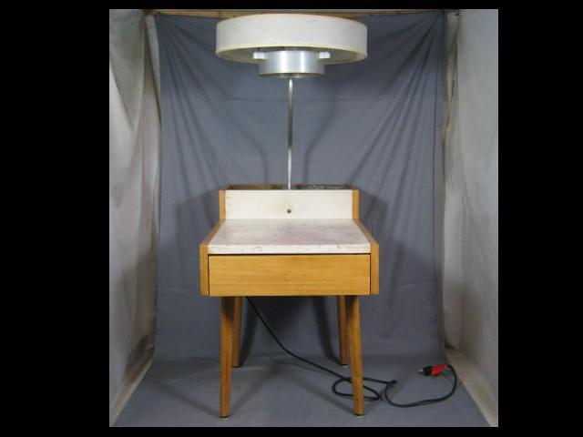 Herman Miller George Nelson Eames End Side Table & Lamp 4