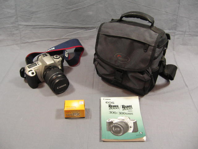 Canon EOS Rebel 2000 35mm SLR Camera EF 28-80 Zoom Lens